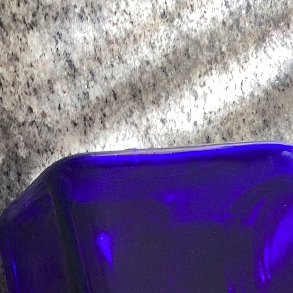 2 Cobalt Blue Italian Jars